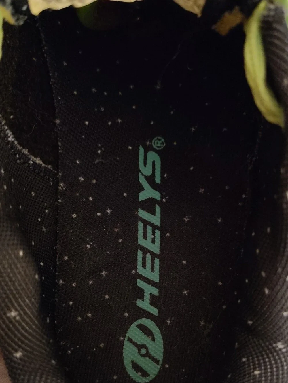 Heelys Kids Moon-Print Sneakers with Neon Green Accents